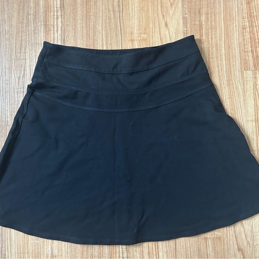 Athleta Black A-Line Skirt Sz 10